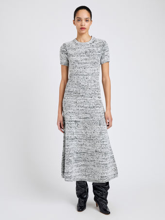 Mel Dress in Marled Cotton