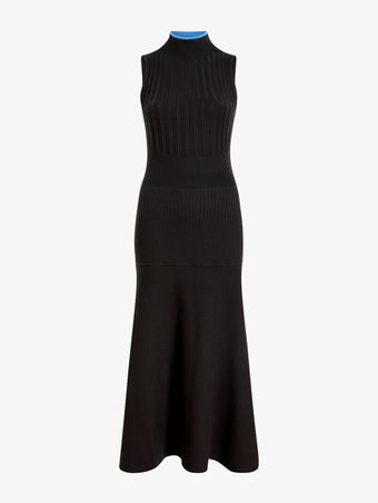 Proenza Schouler Still Life image of Ezme Dress in Souffle Knit in Chicory