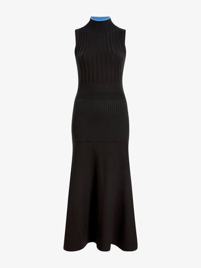 Proenza Schouler Still Life image of Ezme Dress in Souffle Knit in Chicory