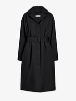 Proenza Schouler Still Life image of Saphira Coat in Paracute Cotton in Black