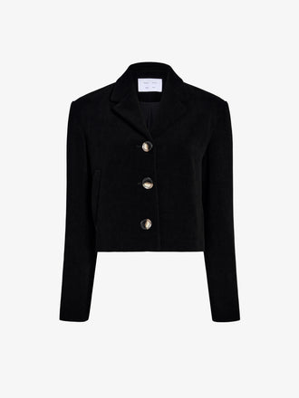 Proenza Schouler Still Life image of Nima Jacket in Corduroy in Black