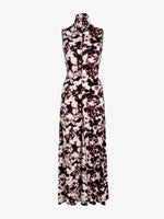 Proenza Schouler Still Life image of Valentina Dress in Printed Soft Jersey in WineOrchid