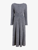 Proenza Schouler Still Life image of Sai Dress in Wool Jersey in Grey Melange