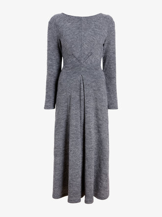 Proenza Schouler Still Life image of Sai Dress in Wool Jersey in Grey Melange