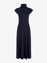 Proenza Schouler Still Life image of Brea Dress in Brushed Rib in Navy