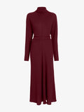 Proenza Schouler Still Life image of Soren Dress in Rib Crepe in Wine