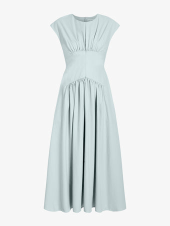 Proenza Schouler Still Life image of Nyssa Dress in Tech Cotton in Jade