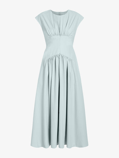 Proenza Schouler Still Life image of Nyssa Dress in Tech Cotton in Jade