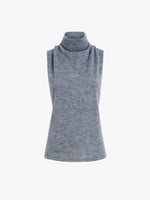Proenza Schouler Still Life image of Cynthia Top in Wool Jersey in Grey Melange