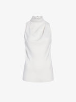 Proenza Schouler Still Life image of Taryn Top in Jacquard Flou in Off White