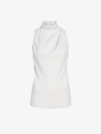 Proenza Schouler Still Life image of Taryn Top in Jacquard Flou in Off White