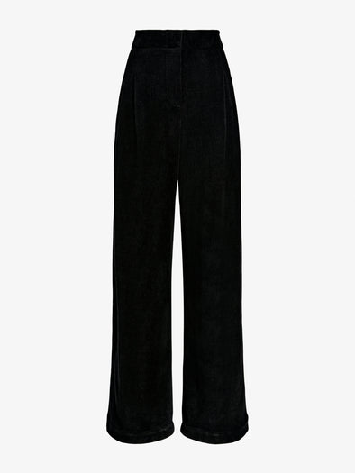 Proenza Schouler Still Life image of Aria Pant in Corduroy in Black