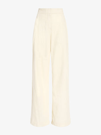 Proenza Schouler Still Life image of Aria Pant in Corduroy in Off White