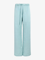 Proenza Schouler Still Life image of Magnus Pant in Crinkled Crepe in Sea Glass