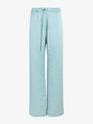Proenza Schouler Still Life image of Magnus Pant in Crinkled Crepe in Sea Glass