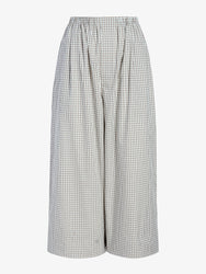 Proenza Schouler Still Life image of Meadow Pant in Check Shirting in Grey Multi