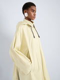 Proenza Schouler Front cropped image of model wearing Camryn Trench in Outerwear Cotton in Straw