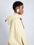 Proenza Schouler Detail image of model wearing Camryn Trench in Outerwear Cotton in Straw