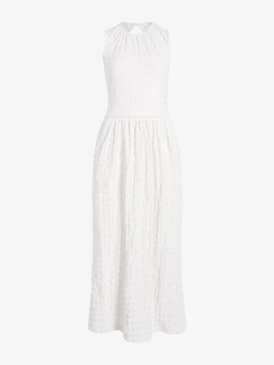 Proenza Schouler Still Life image of Zoira Dress in Textured Cotton in Off White