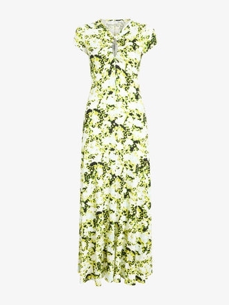 Proenza Schouler Still Life image of Noelani Dress in Soft Jersey in Straw Multi