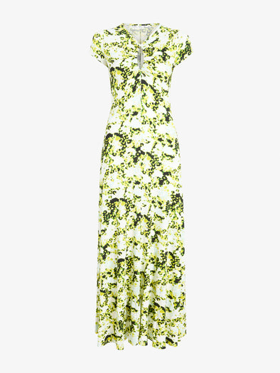 Proenza Schouler Still Life image of Noelani Dress in Soft Jersey in Straw Multi