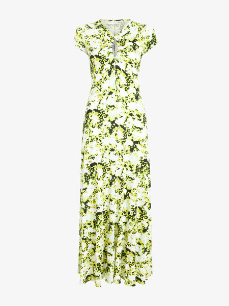 Proenza Schouler White Label Noelani Dress - Straw Multi