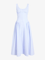 Proenza Schouler Still Life image of Kendall Dress in Tech Cotton in Sky