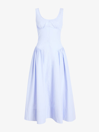 Proenza Schouler Still Life image of Kendall Dress in Tech Cotton in Sky