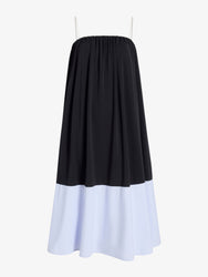 Proenza Schouler Still Life image of Saria Dress in Crepe Jersey in BlackSky