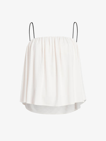 Proenza Schouler Still Life image of Vanna Top in Soft Jersey in WhiteBlack