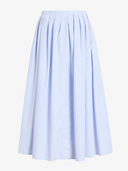 Proenza Schouler Still Life image of Austin Skirt in Tech Cotton in Sky