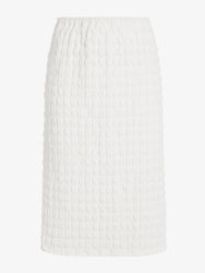 Proenza Schouler Still Life image of Lori Skirt in Textured Cotton in Off White