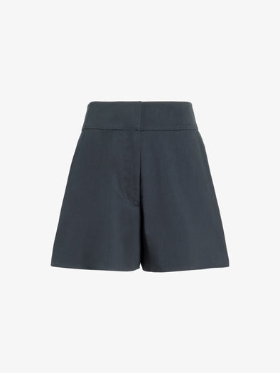 Proenza Schouler Still Life image of Natalia Short in Outerwear Cotton in Vulcan