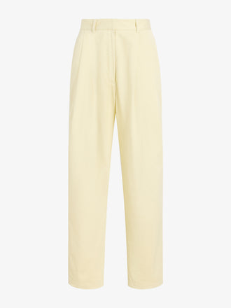 Proenza Schouler Still Life image of Taya Pant in Outerwear Cotton in Straw