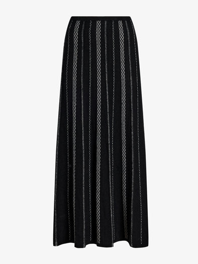 Proenza Schouler Still Life image of Morena Skirt in Textured Knit in BlackWhite