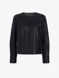 Proenza Schouler Still Life image of Robin Jacket in Leather in Black