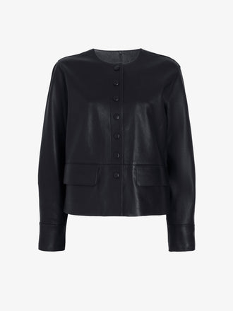 Proenza Schouler Still Life image of Robin Jacket in Leather in Black