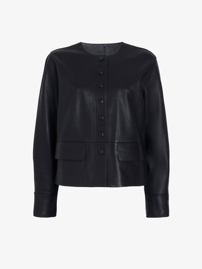 Proenza Schouler Still Life image of Robin Jacket in Leather in Black