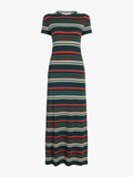 Proenza Schouler Still Life image of Noelle Dress in Striped Jersey in Spruce Multi