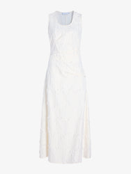 Proenza Schouler Still Life image of Violeta Dress in Jacquard Cotton in Off White