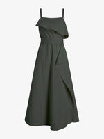 Proenza Schouler Still Life image of Reign Dress in Washed Cotton in Willow