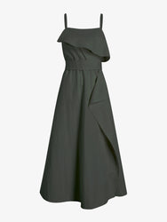 Proenza Schouler Still Life image of Reign Dress in Washed Cotton in Willow