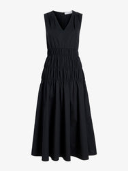 Proenza Schouler Still Life image of Loren Dress in Poplin in Black