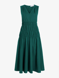 Proenza Schouler Still Life image of Loren Dress in Poplin in Spruce