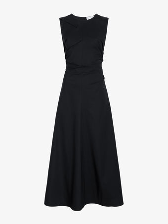 Proenza Schouler Still Life image of Anoushka Dress in Poplin in Black