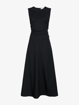 Proenza Schouler Still Life image of Anoushka Dress in Poplin in Black