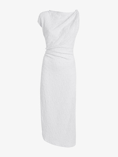 Proenza Schouler Still Life image of Astra Dress in Stretch Lace in Alabaster