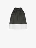 Proenza Schouler Still Life image of Esme Top in Poplin in WillowWhite