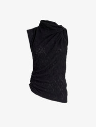 Proenza Schouler Still Life image of Circe Top in Stretch Lace in Black