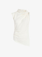 Proenza Schouler Still Life image of Circe Top in Stretch Lace in Alabaster